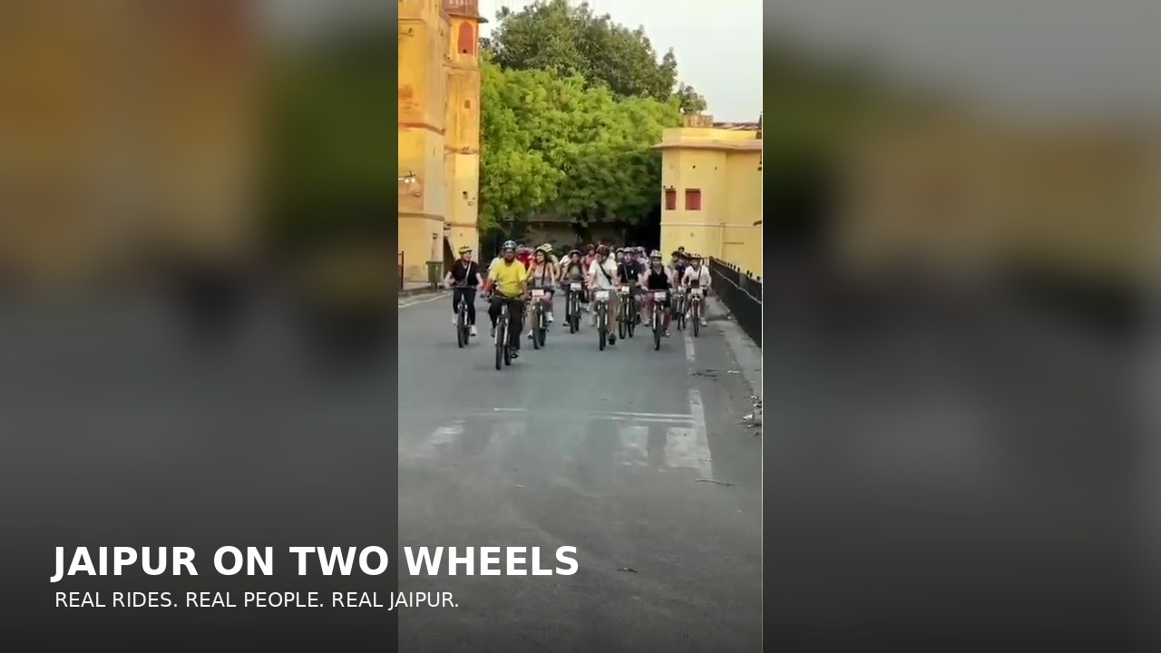 Jaipur cycling video